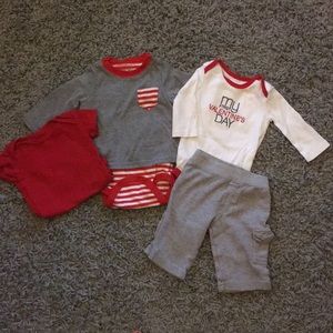 Mix & match Valentine’s Day lot 0-3 months